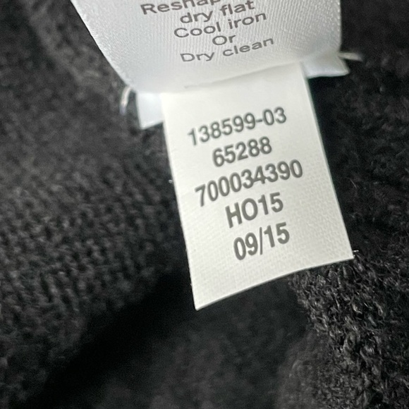 New! Athleta Black Merino NOPA Scoop Neck Sweater NWT - 35564 - Picture 16 of 16
